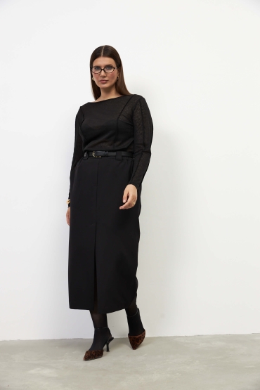 Б4584 Юбка (НСК) большие размеры plus size оптом от производителя Б4584 Юбка (НСК) большие размеры plus size оптом